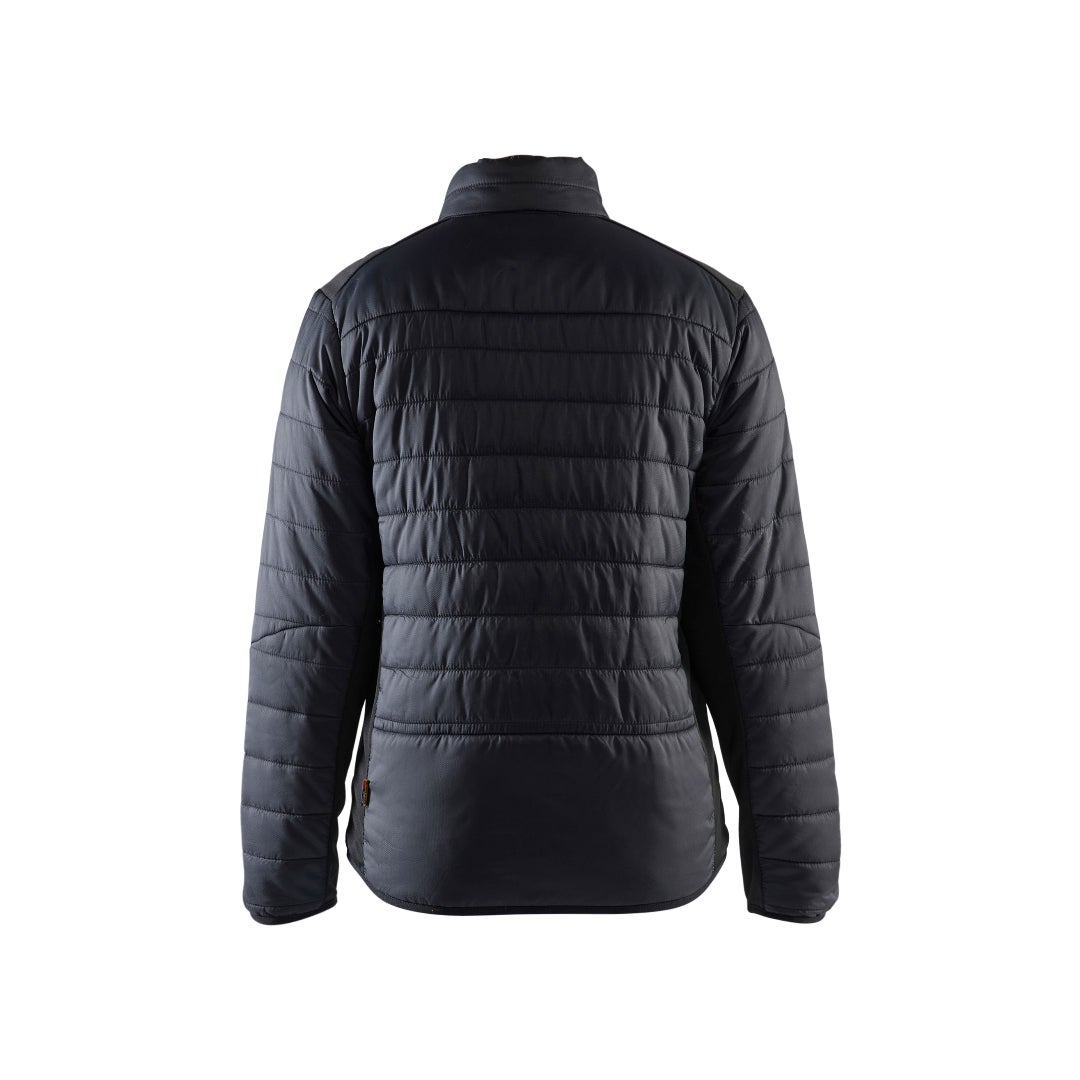 Jacka Varmfodrad Dam Svart/Röd XXXL