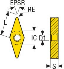 SKÄR VNMG160404-FF2,TP1030