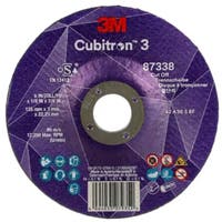 Cubitron 3 Cut-Off Wheel, 8733 8, 36+, T42, 125 mm x 3 mm x 2