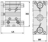 MGPM16-20Z CYLINDER MED STYRNING