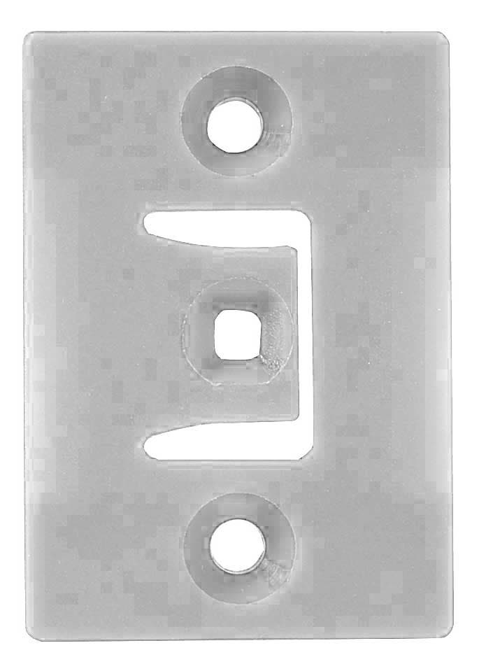 FÄSTPLATTA 2403 SYM GÅNGJ VIT