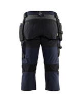 Piratbyxa Hantverk Mörk marinb lå/Svart C60