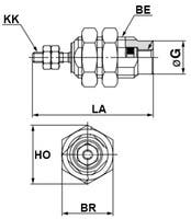 CJPB15-10H6 PINNCYLINDER SLAGLÄNGD 10MM