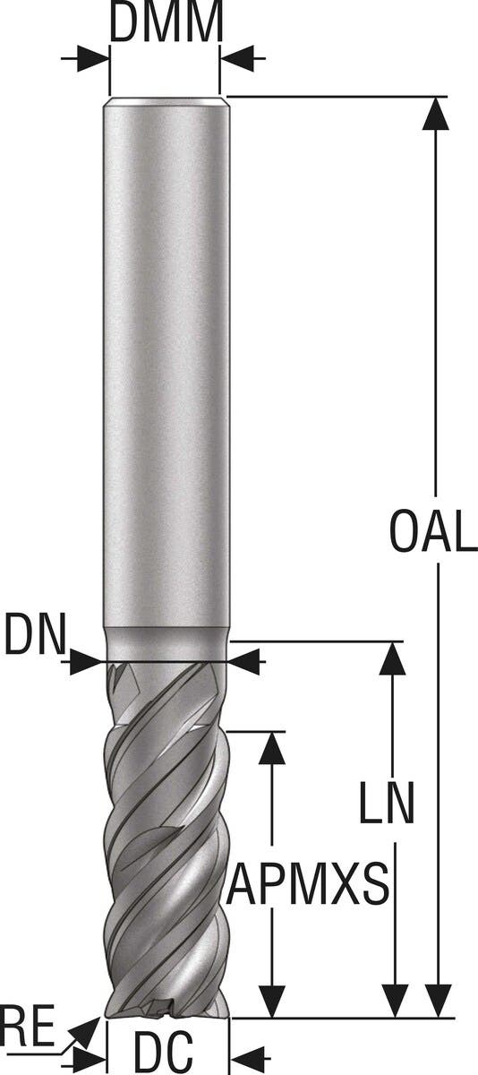 PINNFRÄS HM JS754120E2R150.0Z4 -HXT