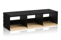 KLÄDFACK 900 MM 3 FACK SVART