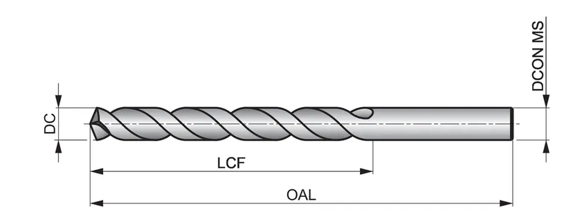Borr HSS-E A147 ø3.6