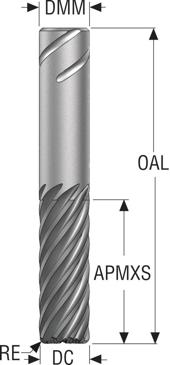 PINNFRÄS JS720250D3R200.9Z9-HX T