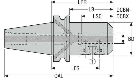 HÅLLARE BT50AD-EM1.000-4.000-L 1