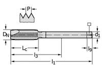 GÄNGTAPP TC216-M12-L0 TIN RAK ALLROUND