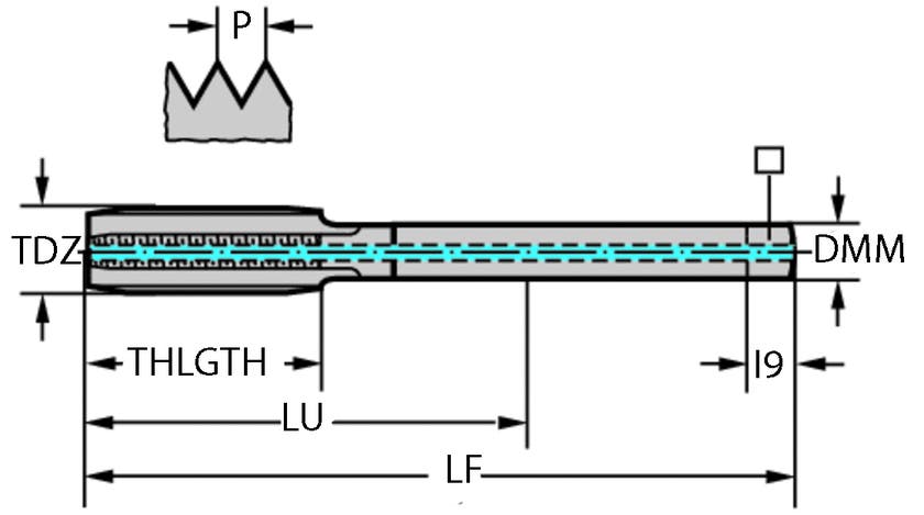 GÄNGTAPP HM 8136310-M10X1