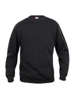 Sweatshirt Svart 3XL Basic Roundneck