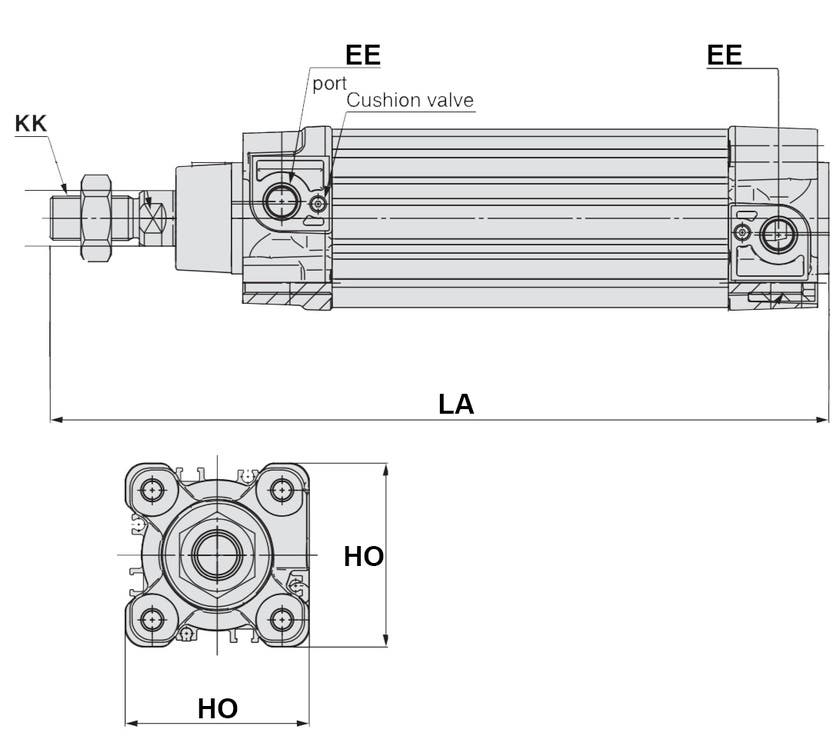 CYLINDER CP96SDB32-50-C