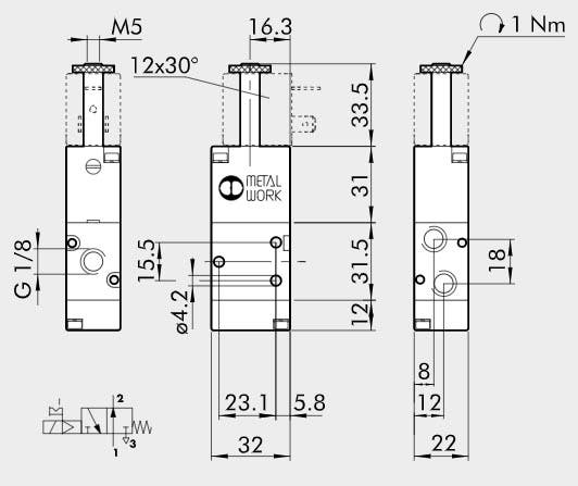 VENTIL SOV 23 SOS NO