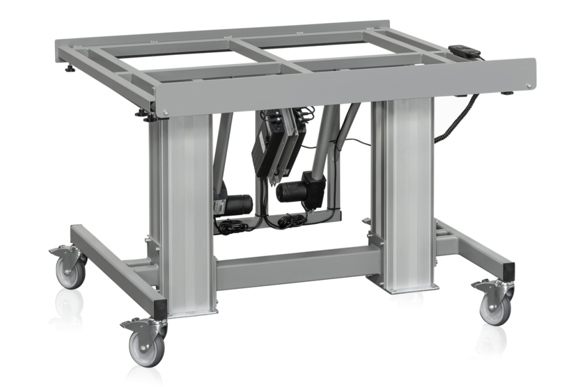 Vinklat Tvåpelarstativ Mobilt 1200x1200 mm