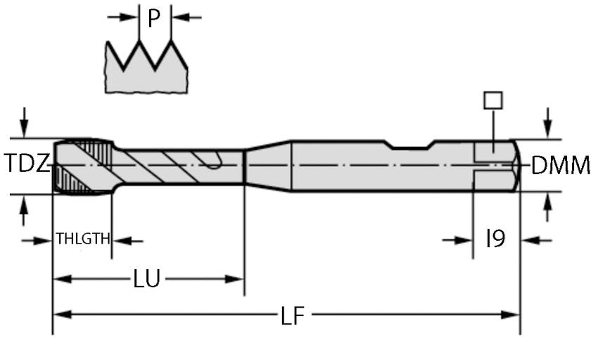 GÄNGTAPP M14 SYNCHRO SPIRAL TIN/VAP