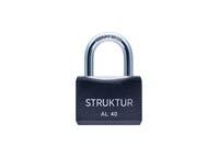 HÄNGLÅS STRUKTUR ALUMINIUM BLÅ 40 1 ST