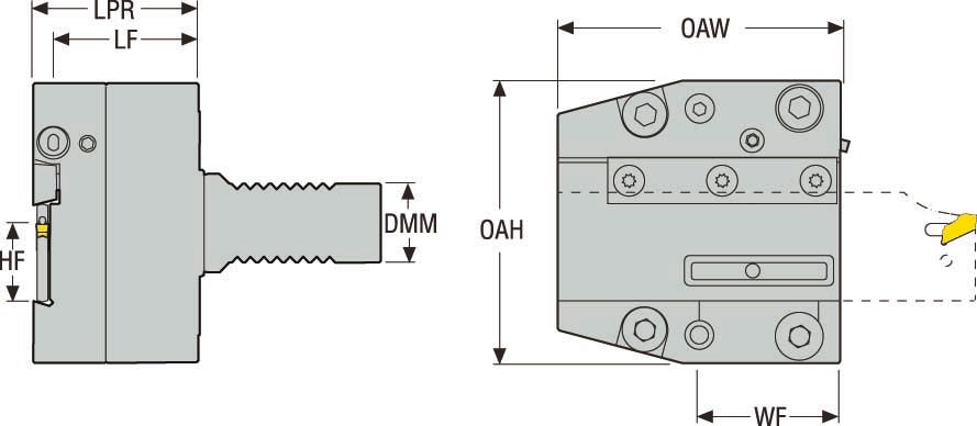 HÅLLARE L150.10-G-VDI50-25JETI