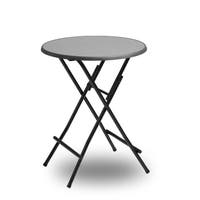 FLIP, Ø85CM, SVART SKIVA, SVAR T HAMMARLACK STATIV