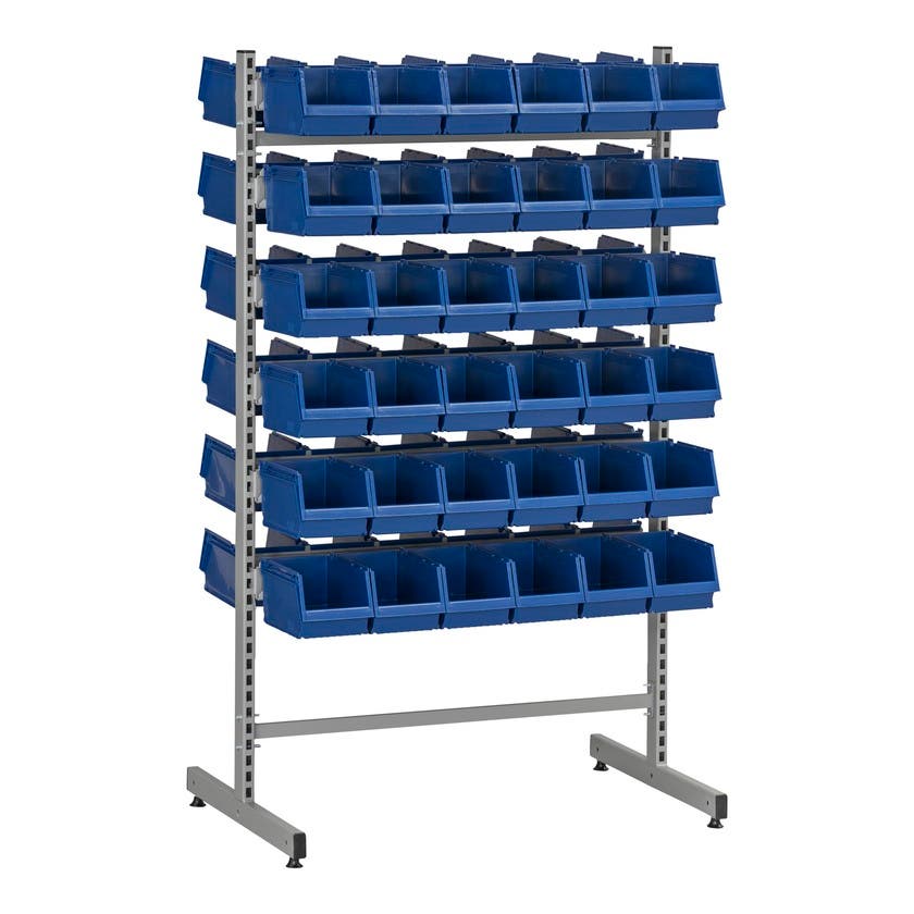 Komplett Dubbelställ 1 inkl. 7 2 Plastbackar