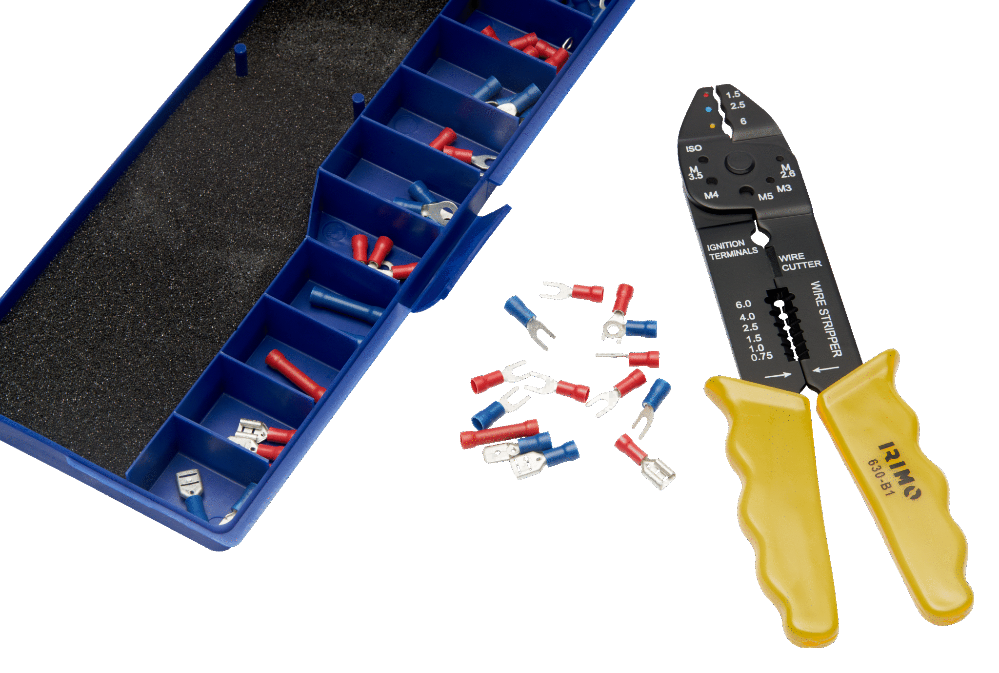 CRIMPTÅNGSATS BASIC 61 DELAR