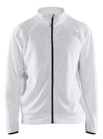 TRÖJA 33622526 VIT/MÖRKGRÅ XS