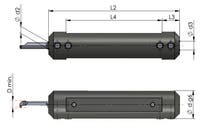 SET 1 KOPIER/SPÅR ULTRAMINI 10 SKÄR 4,5,6MM 2 HÅLLARE