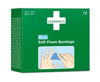 Soft Foam Cederroth blå 6cmx4.5m bandage