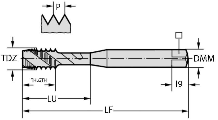 GÄNGTAPP P40519-M10 PARADUR XPERT P