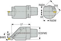 HÅLLARE C8-ASHR45-50135-32