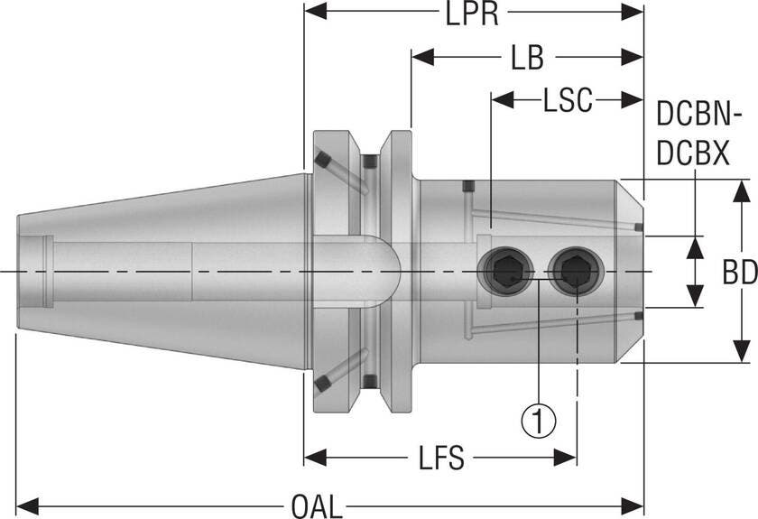 HÅLLARE BT40ADB-EM25-090-L1