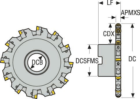FRÄS R335.18-080.1012.27-6L-R5
