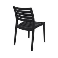 ARES STAPELBAR STOL, SVART