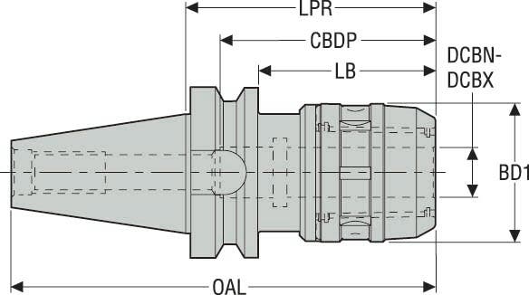 HÅLLARE BT40-UMC3.35-1250