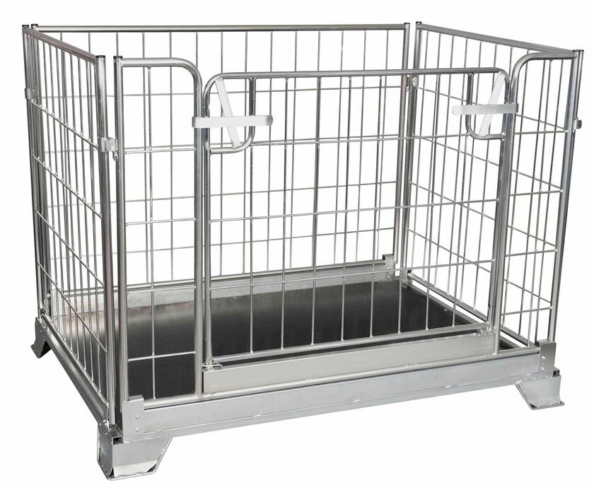 KOMPRIMERBAR PALLCONTAINER 1200 MM ELFÖRZINKAD