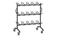 STÖVELVAGN 30 PLATSER SVART