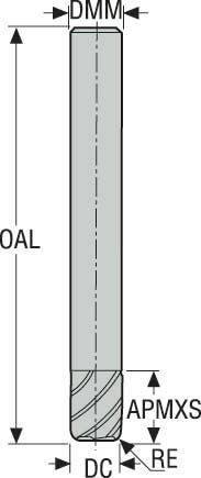PINNFRÄS HM 630030R015-DIAMOND