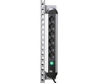 KOMPLETT ENERGIPANEL 6 UTTAG MED FÄSTE