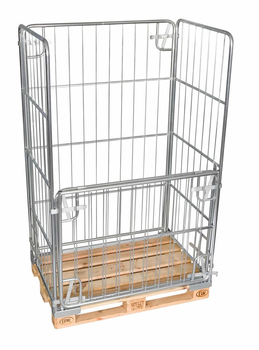 PALLCONTAINER 1800 MM ELFÖRZINKAD