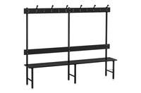 SITTBÄNK ENKELSIDIG 2000 MM SV ART LAMINAT