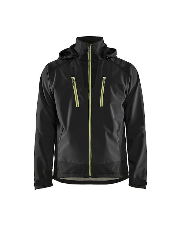 JACKA 47492513 SVART/GUL 4XL