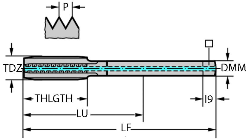 GÄNGTAPP HM 8136310-M16X1.5