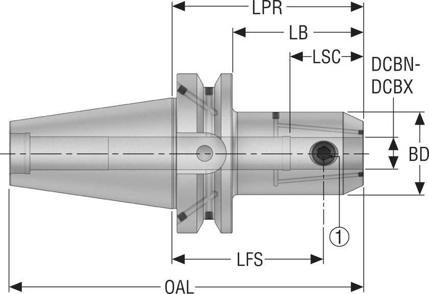 HÅLLARE BT40ADB-EM12-120-L1