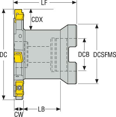 FRÄS R335.18-02.50-0.37F-3N