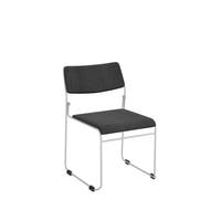 NICE, STAPELBAR STOL, SVART SI TS, KROMAT STATIV