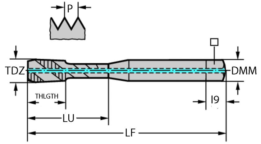 GÄNGTAPP EP2051352-M10 M 10-6HX 100/15/10/4