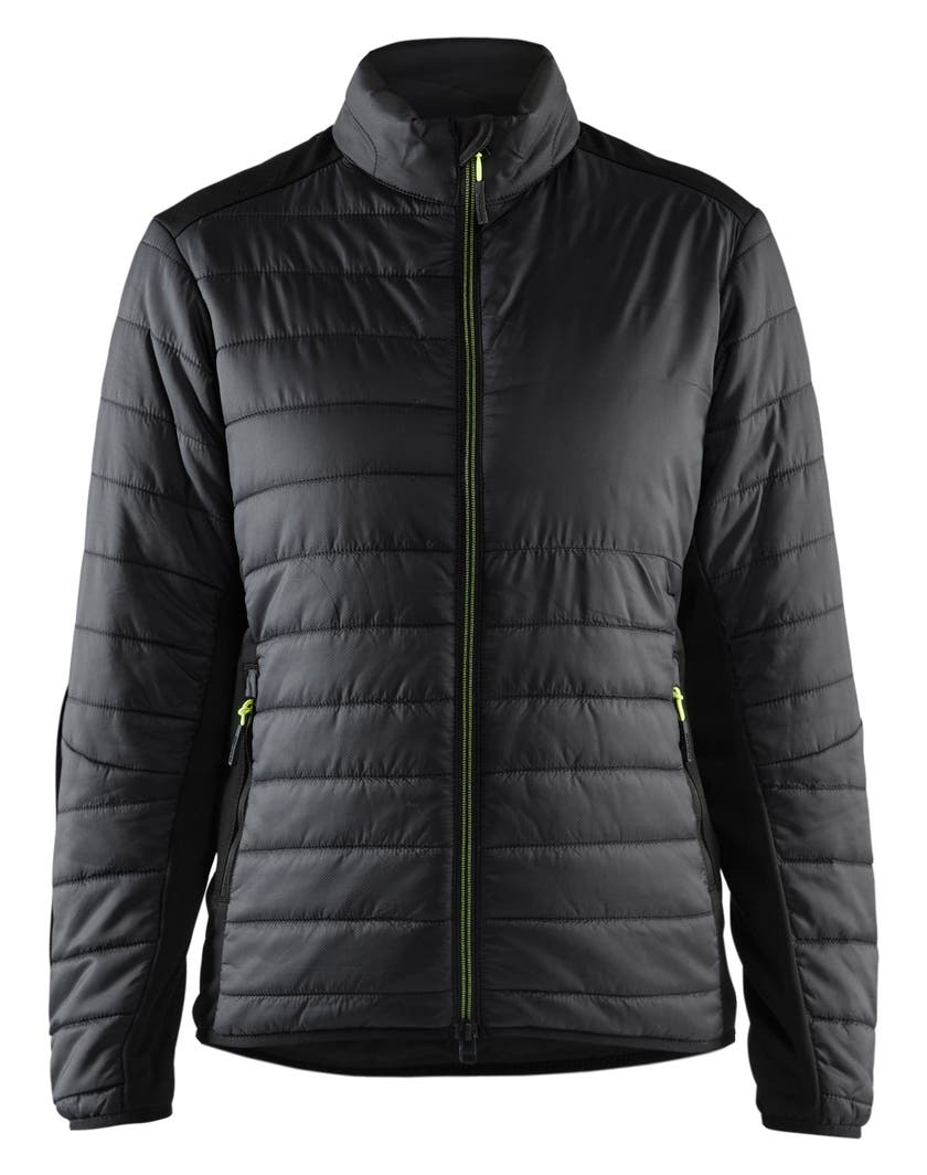 Jacka Varmfodrad Dam Svart/Var selgul L