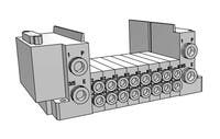 SS5Y3-10F1-08B-C6-NA MANIFOLD BASE