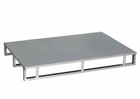 STÅLPALL MED PLÅTDÄCK 145 MM ELFÖRZINKAD