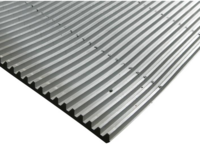 GUMMIMATTA RIBBTRALL NATUR SVART 1900X1350X14 MM