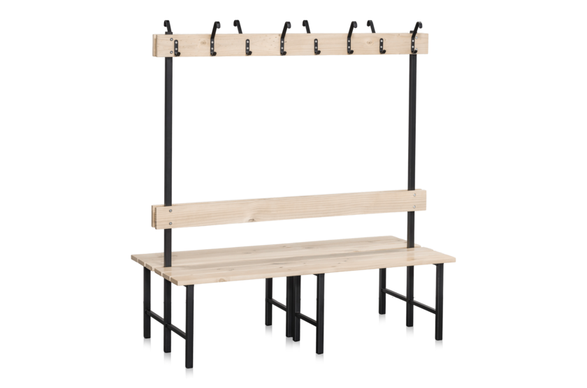 Sittbänk Dubbelsektion 1500 mm Furu